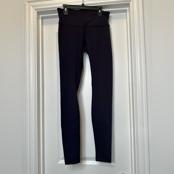 Lululemon Wunder Under in dark Blue Size 6 Full Length - Picture 2 of 7